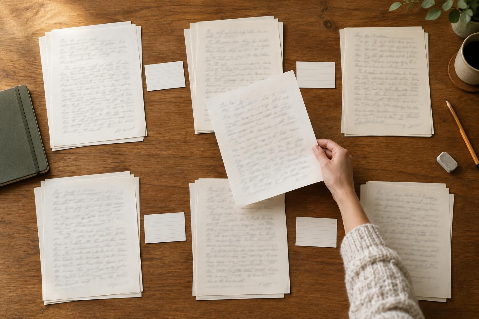 How to Revise a First Draft Before Editing Individual Sentences